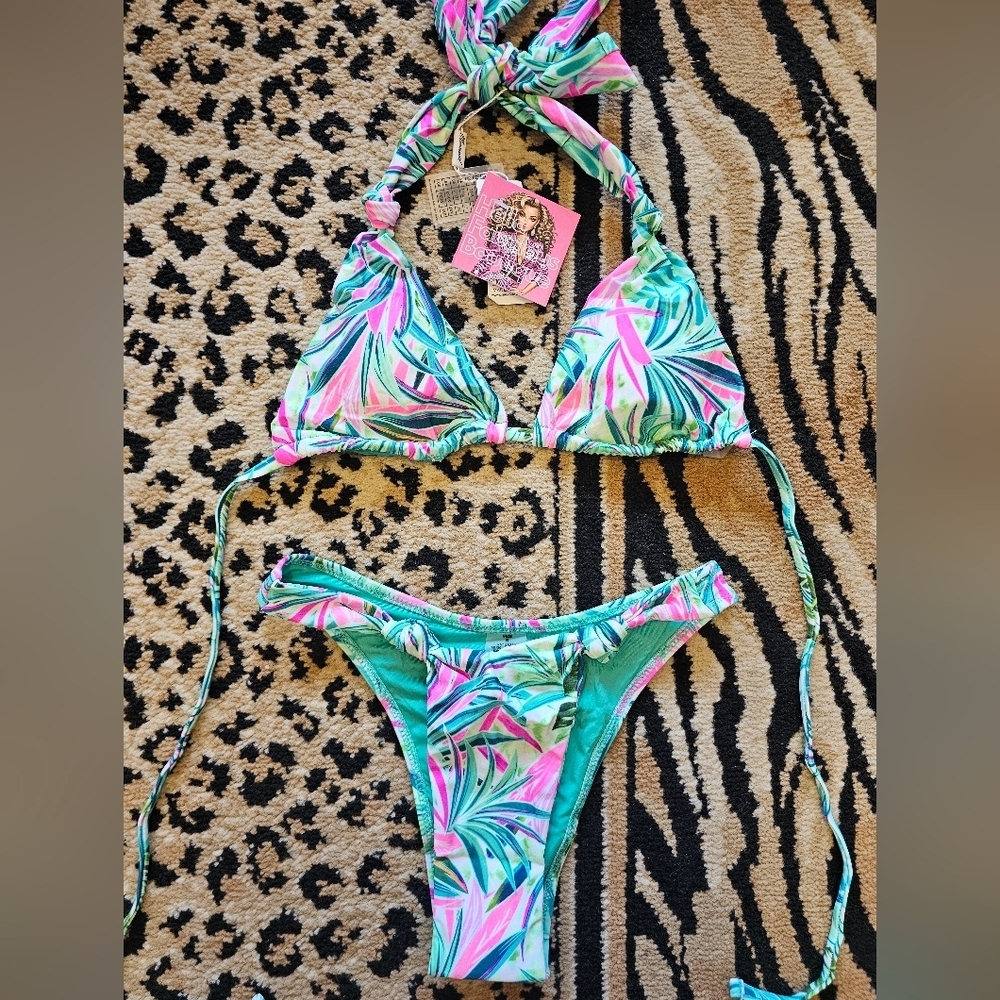 Bikini, colorful, swim, beach, party, Vegas, Mexico, Hawaiian, vacation, neon